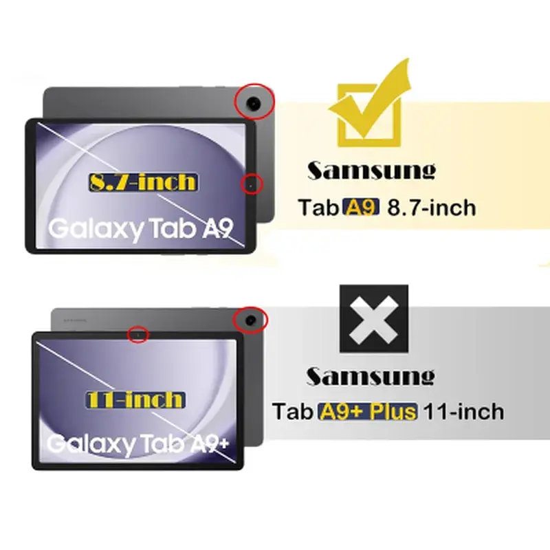 Чохол до планшета BeCover Protected Cover Samsung Galaxy Tab A9 SM-X115 8.7" Black (711874) - фото 6