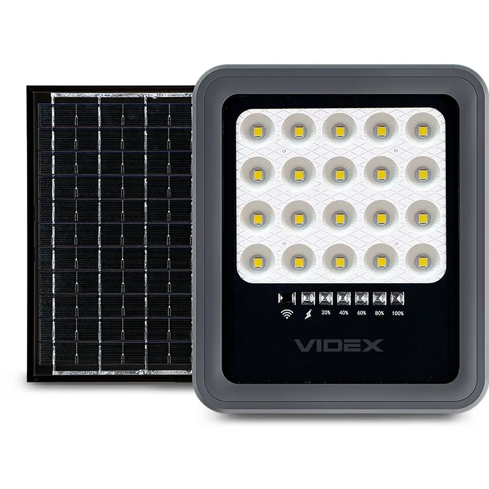 Прожектор Videx LED 500Lm 5000K автономный (VLE-FSO3-205) - фото 2