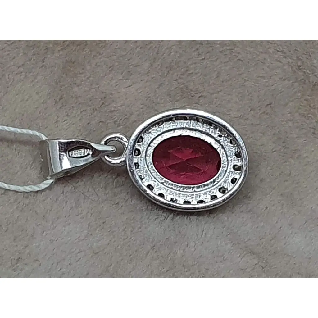 Срібна підвіска TOP Silver з фіанітами. 9540114К - фото 3