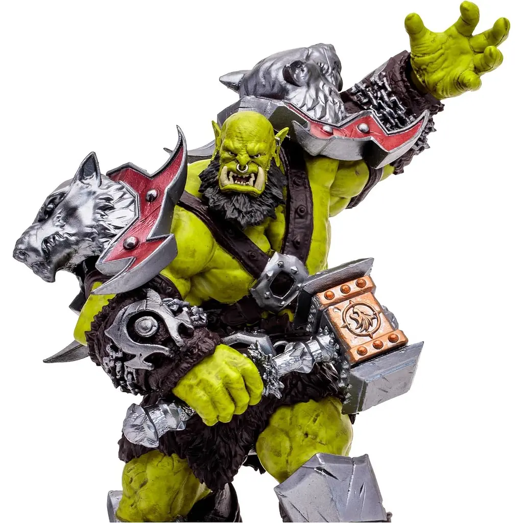Фигурка McFarlane Варкрафт Мир Военного Ремесла Орк World of Warcraft Orc Warrior and Shaman 17 см MF WOW O - фото 2