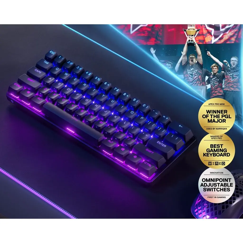 Клавіатура SteelSeries Apex Pro Mini Wireless (64842) [74072] - фото 4