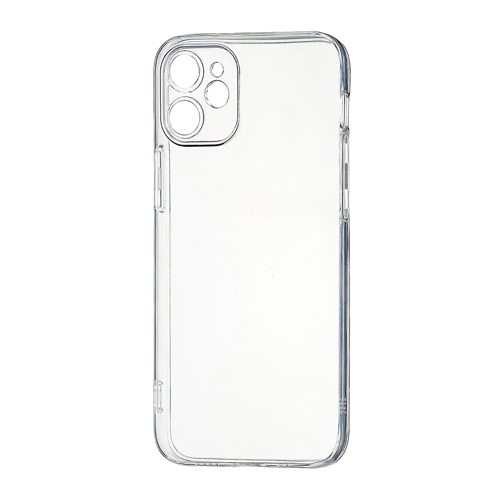 Чохол Silicone Case WS Protected Camera iPhone 12 mini Прозорий