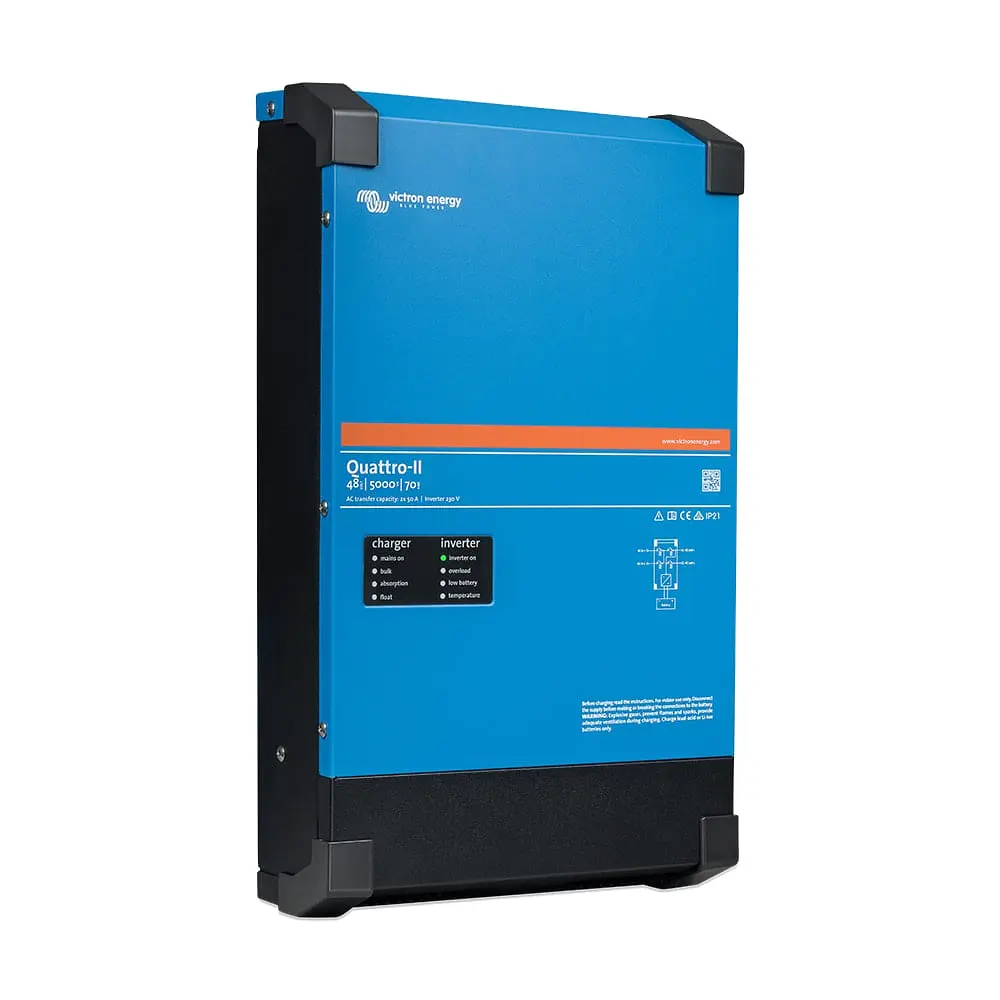 Інвертор 5kVA/4kW Victron Energy Quattro-II 48/5000/70-50/50 (99-00020915) - фото 3