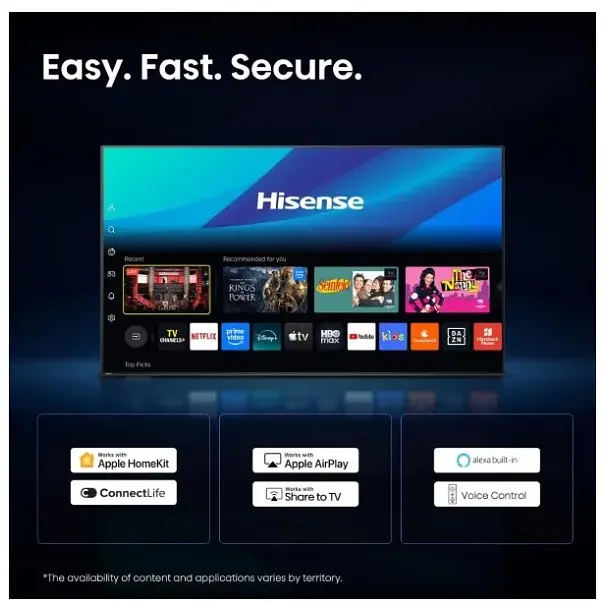 Телевізор HISENSE 50A6S Smart TV - фото 4