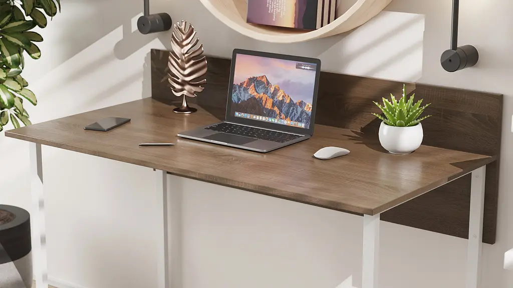 Компьютерный стол Ferrum-decor Скай 75x120x60 белый ДСП Дуб Сонома Труфель 16мм (FRD-101073) - фото 5