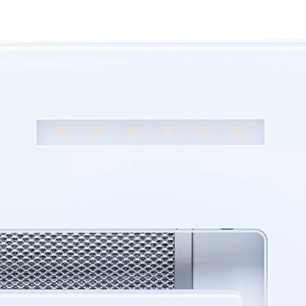 Витяжка повновбудована Perfelli BISP 7873 WH LED Strip GLASS - фото 10