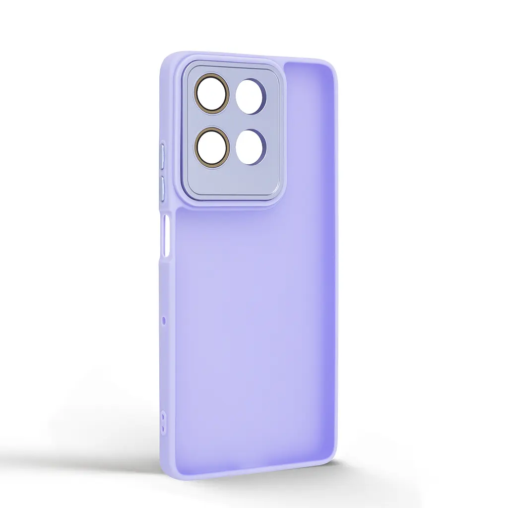 Защитный чехол для Motorola G75 5G, фиолетовый, ShadeX, противоударный, матовый, панель PC+TPU, защита всего корпуса, амортизация ударов при падении, ArmorStandart (ARM82762) - фото 2