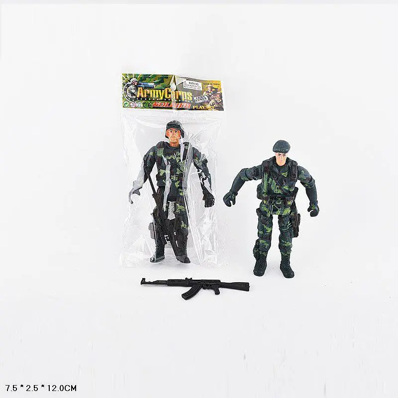 Колекційна фігурка солдата у камуфляжі з гвинтівкою Soldier play (588-42)