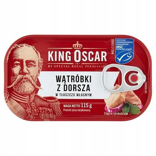 Печінка тріски King Oscar у жирі 115 г