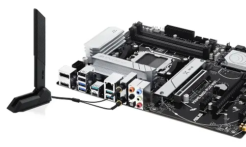 Материнська плата AM5 Asus PRIME B650-PLUS WIFI, B650, 4xDDR5, Int.Video (CPU), 4xSATA3, 2xM.2, 2xPCI-E 4.0 x16, 2xPCI-E 4.0 x1, Realtek 7.1, Realtek 2.5Gb, WiFi 6E, Bluetooth 5.3, 8xUSB 3.2 / 4xUSB 2.0, HDMI/DP, ATX - фото 4