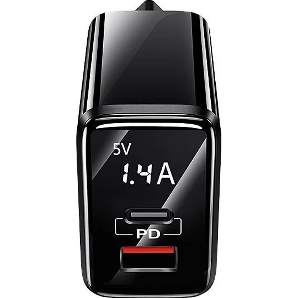 Сетевое зарядное устройство Usams T40 US-CC133 20W Black (CC133TC01) [160712] - фото 2