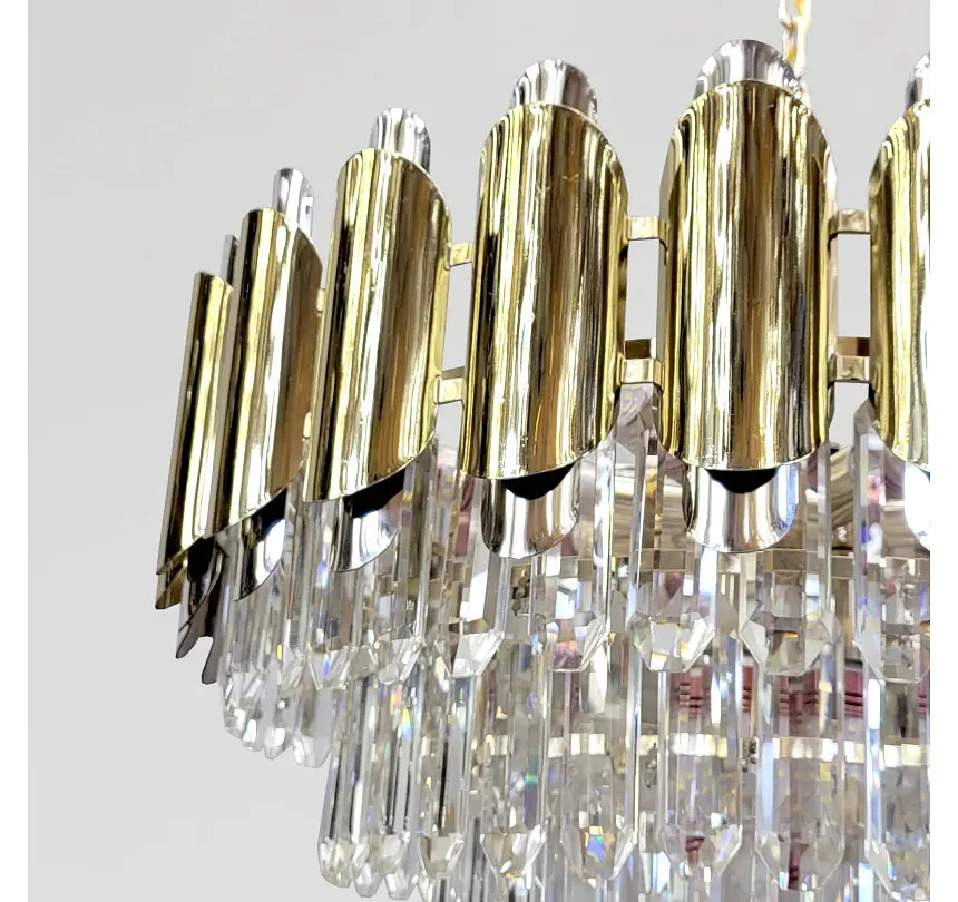 Каскадна кришталева люстра Artlight 88128/600, золото, 12 ламп E14, Ø59,5 см, від 13-20 м² - фото 5