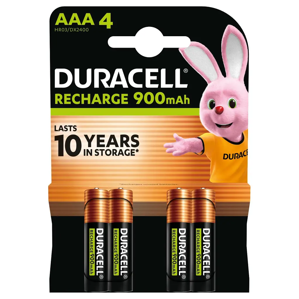 Акумулятор Duracell AAA HR03 900mAh * 4 (5005015) - фото 2