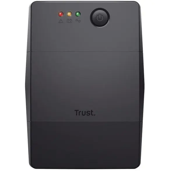 Источник бесперебойного питания Trust Paxxon 800VA UPS 23503, 2 Outlets 1.4 м Black - фото 2