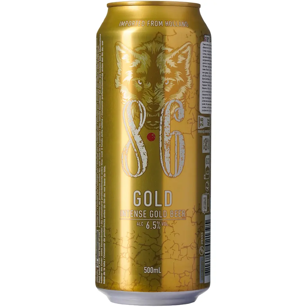 Пиво Баварiя 8.6 Gold 0.5 л - фото 4