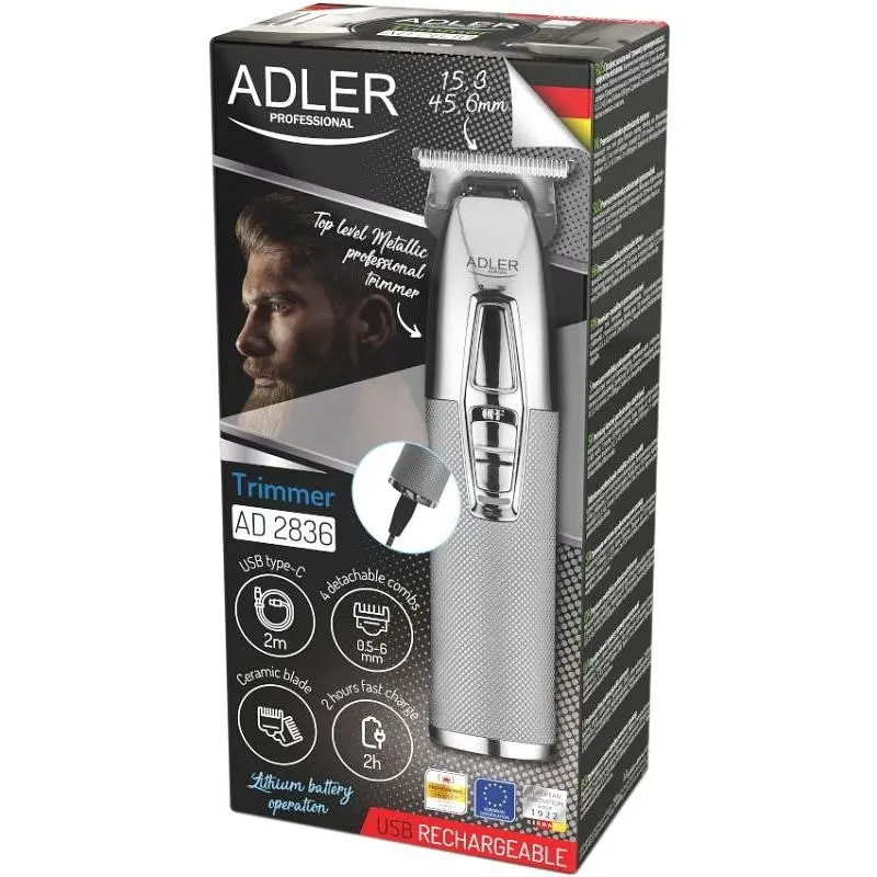 Машинка для стрижки ADLER AD-2836S - фото 8
