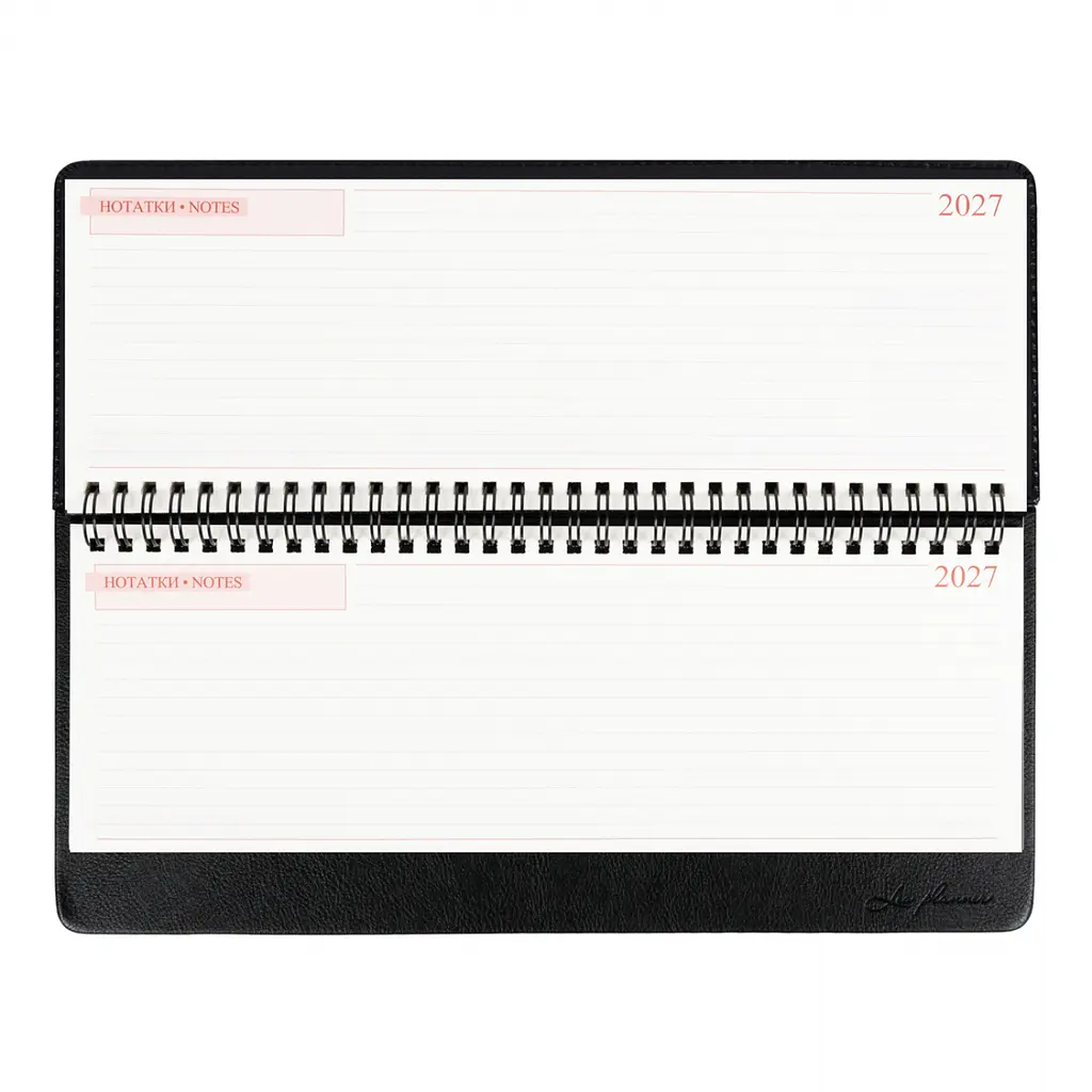 Планінг-щотижневик настільний Leo Planner 2027 Persona 30х14 см 128 сторінок чорний (252742) - фото 8