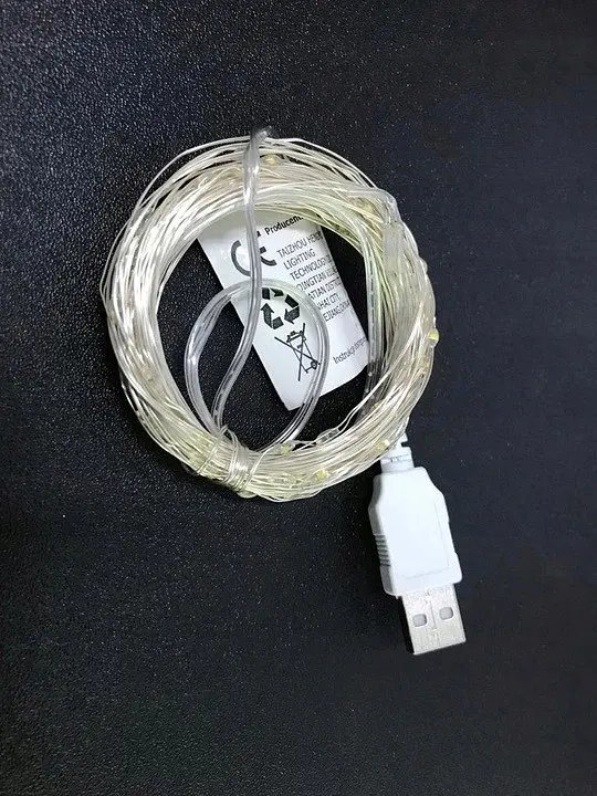 Гірлянда Sun Lamp крапля роси 100 led 10 м c USB для 5 v оптом біле світло - фото 4
