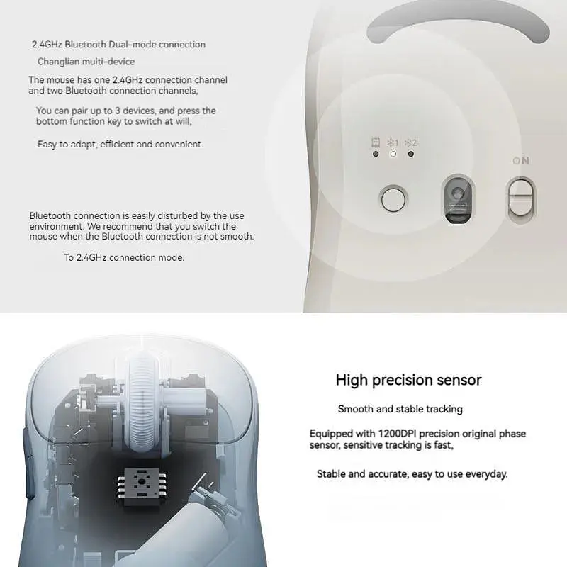 Миша бездротова Xiaomi Wireless Mouse 3 (BHR8911GL) рожева - фото 7