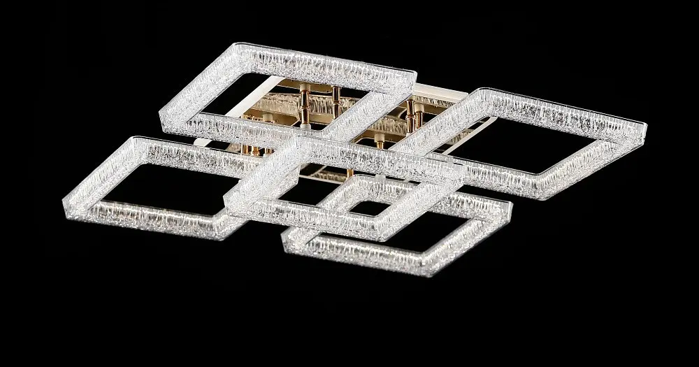 Світлодіодна люстра Splendid Ray LS/5B LED (CH), білий, хром, 90 Вт, від 11-18 м² - фото 2