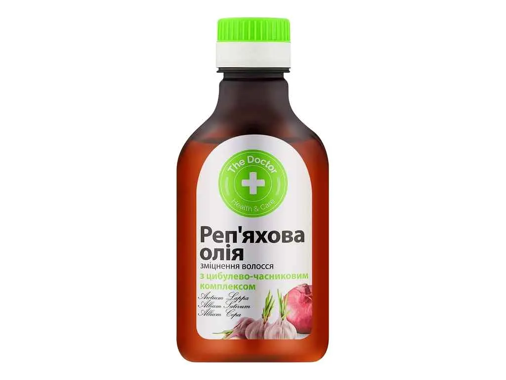 Олія для волосся THE DOCTOR HEALTH & CARE 100мл Реп'яхова Зміцнення з Цибульно-часниковим комплексом - фото 2