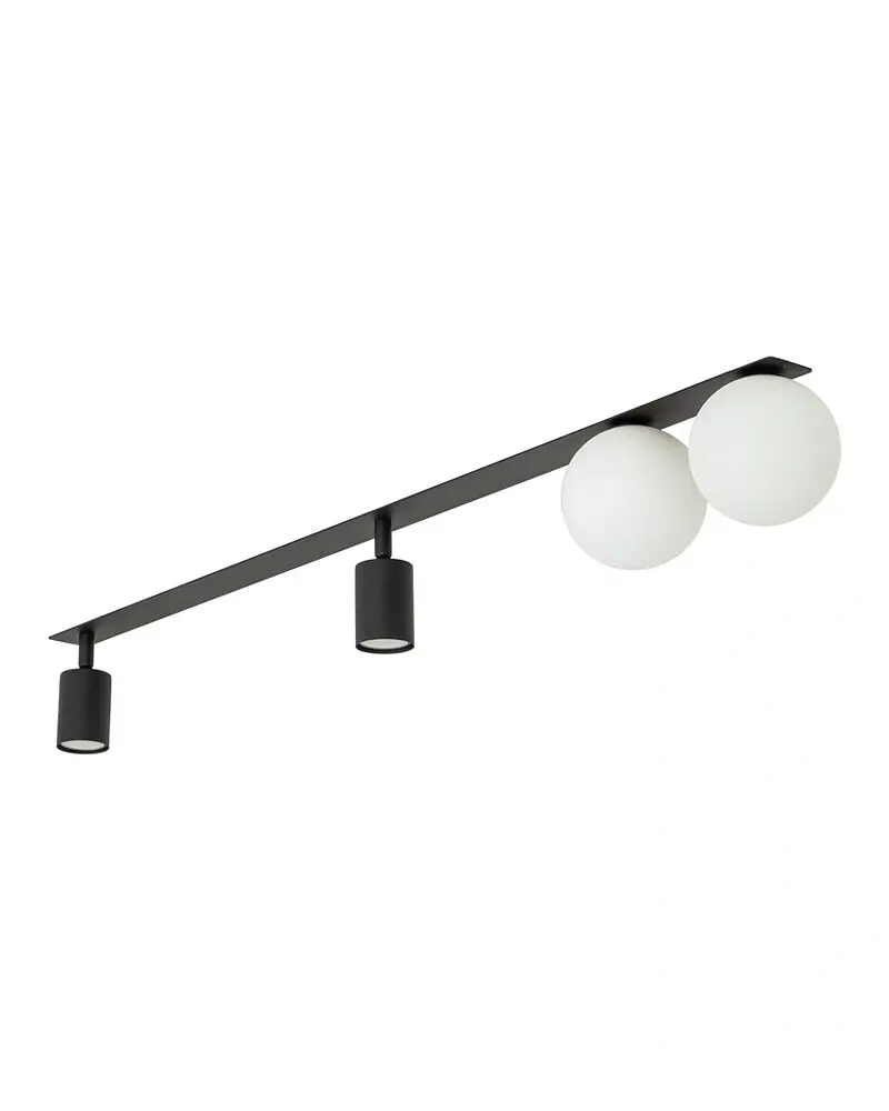Светильник поворотный, спот TK Lighting 10929 Vox GU10+G9 4x10W+8W IP20 черный - фото 3