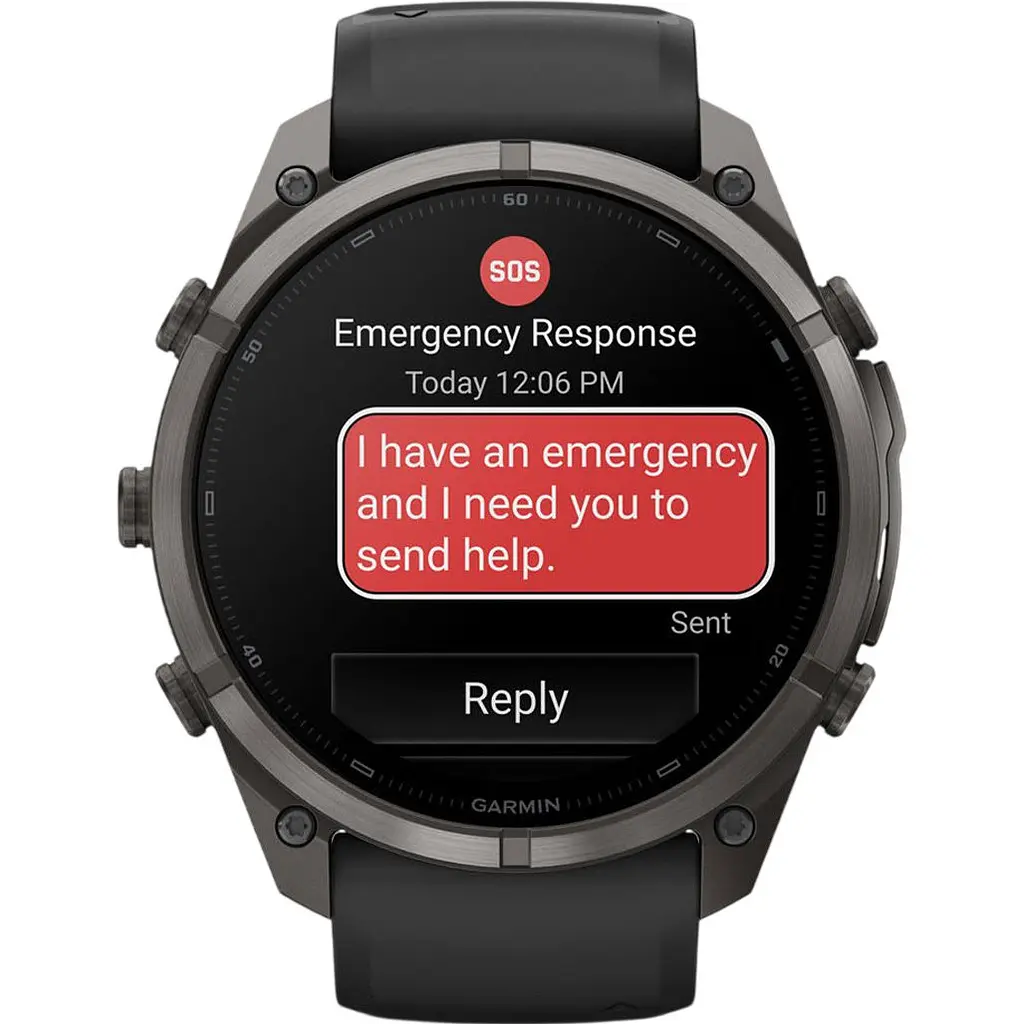 Смарт-годинник Garmin Fenix 9 Pro inReach 47mm Carbon Gray DLC Titanium w. Black/Pebble Gray Silicone Band (010-04336-10/11) [177387] - фото 9