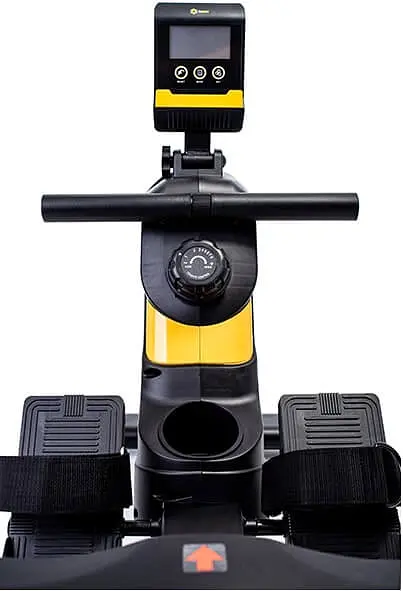 Гребний тренажер Besport BS-6032R SWIMMER магнітний чорно-жовтий - фото 4