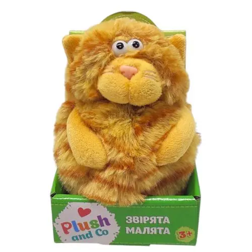 М’яка іграшка Plush and Co котик (рудий) 12 см
