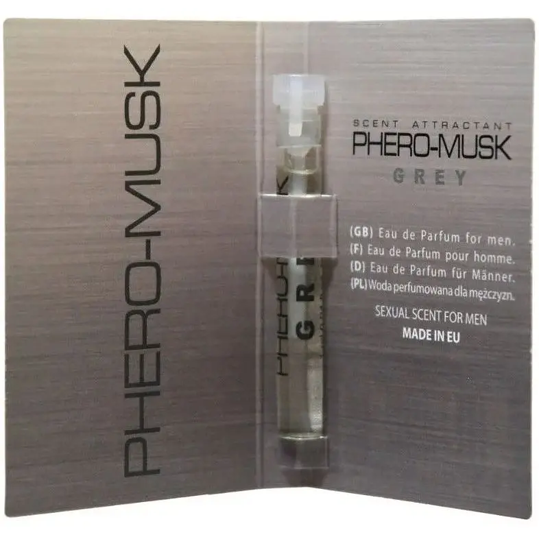 Духи с феромонами для мужчин Aurora Phero-musk Grey, 1 ml - фото 2