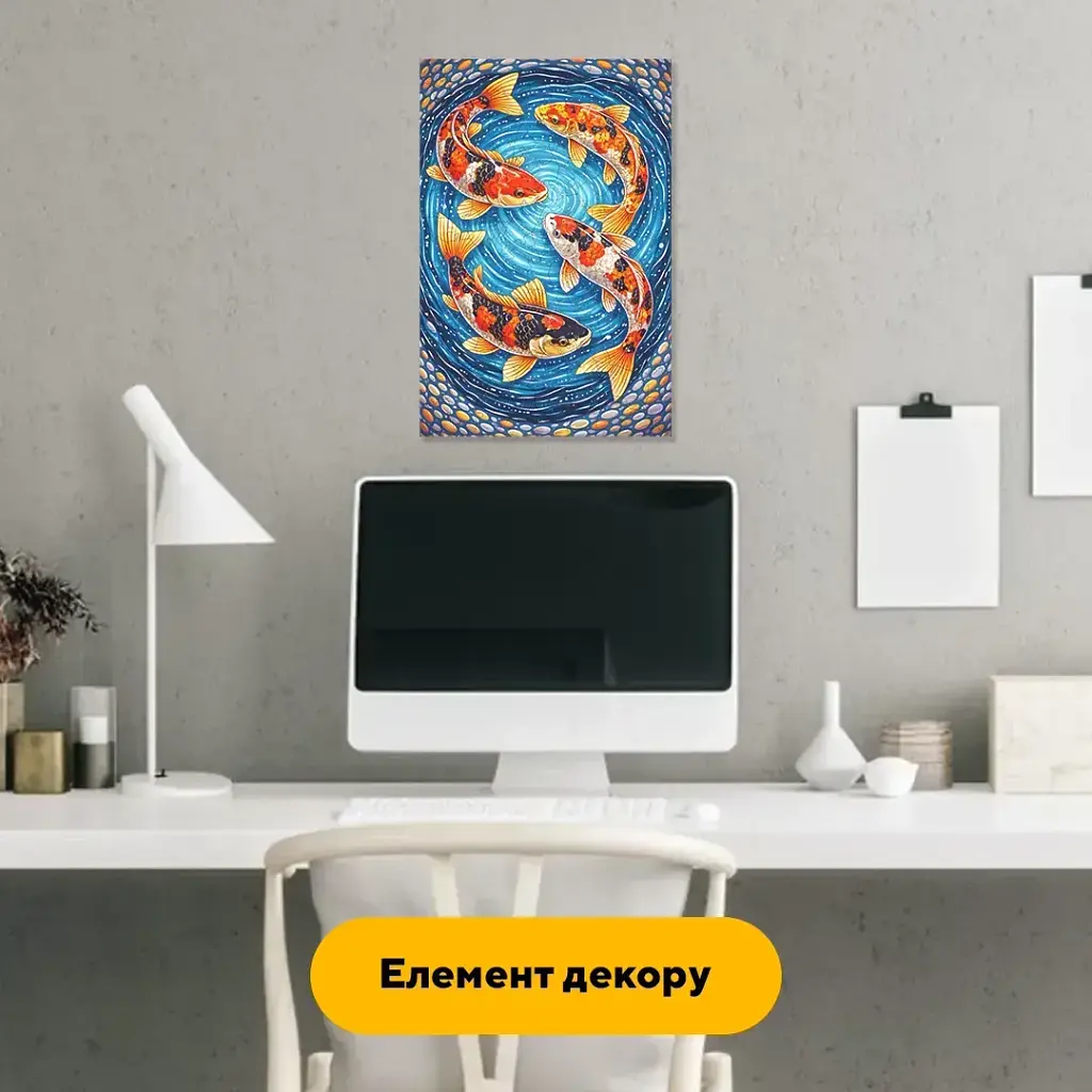 Дерев'яний фігурний пазл puzzlean Карпи кої, А3, Дерев'яна коробка 200 елементів - фото 6