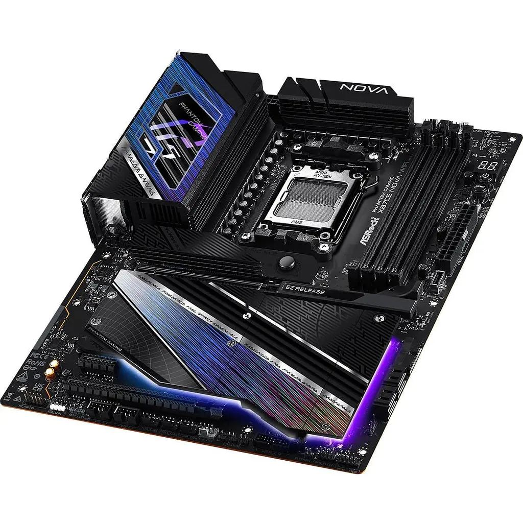 Материнская плата AsRock X870E NOVA WIFI (X870E NOVA WIFI) (Socket AM5, AMD X870E, ATX) - фото 3