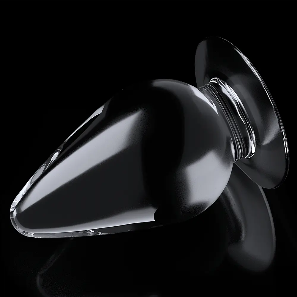 Анальна пробка - Flawless Clear Anal Plug 4.5" Clear - фото 7