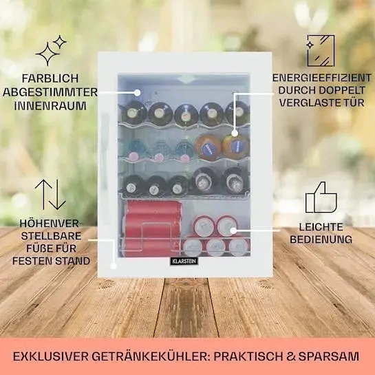 Холодильник для напитков Klarstein Beersafe XL Quartz 60 л (10034929) - фото 3