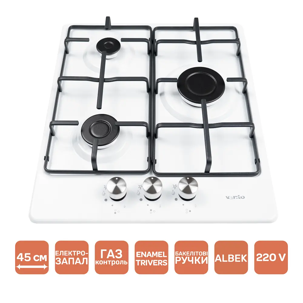 Варочная поверхность Ventolux HG430-B3 S (WH) - фото 2