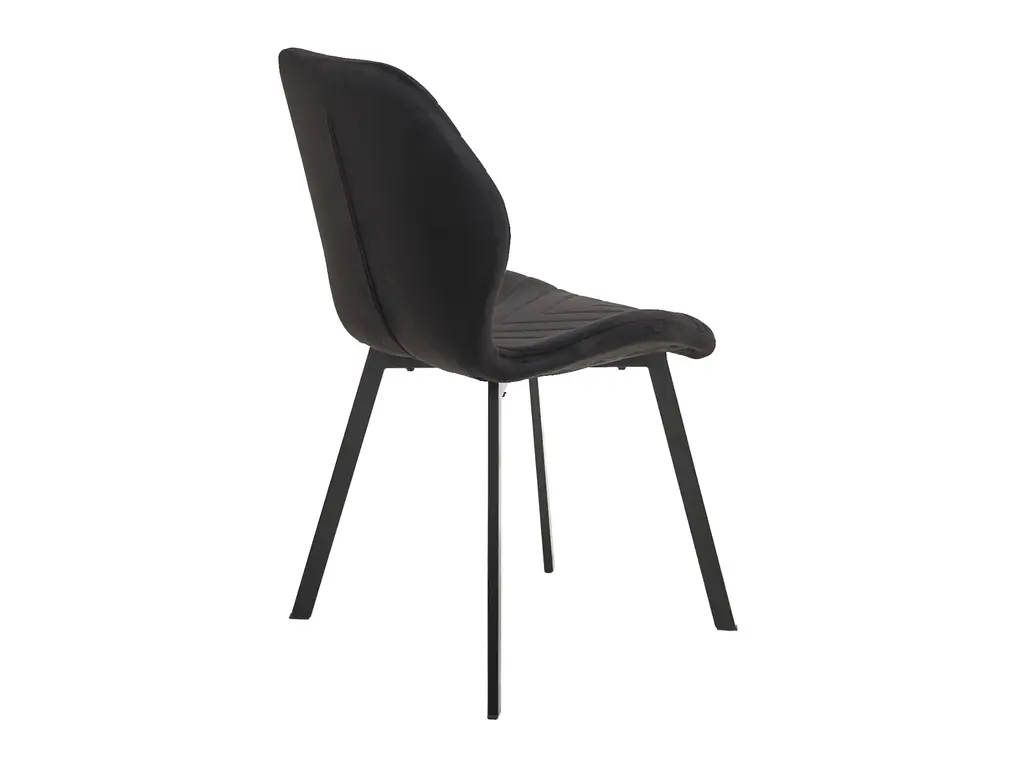 Стілець N-54 чорний велюр + чорний - фото 3