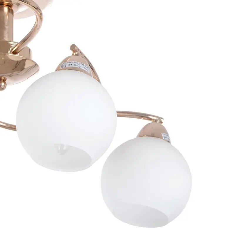 Люстра потолочная Brille классическая E14 60W G (LK-176C/4) - фото 2