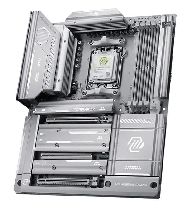 Материнська плата MSI MAG X870E TOMAHAWK MAX WIFI PZ (MAG X870E TOMAHAWK MAX WIFI PZ) (Socket AM5, AMD X870E, ATX) - фото 3
