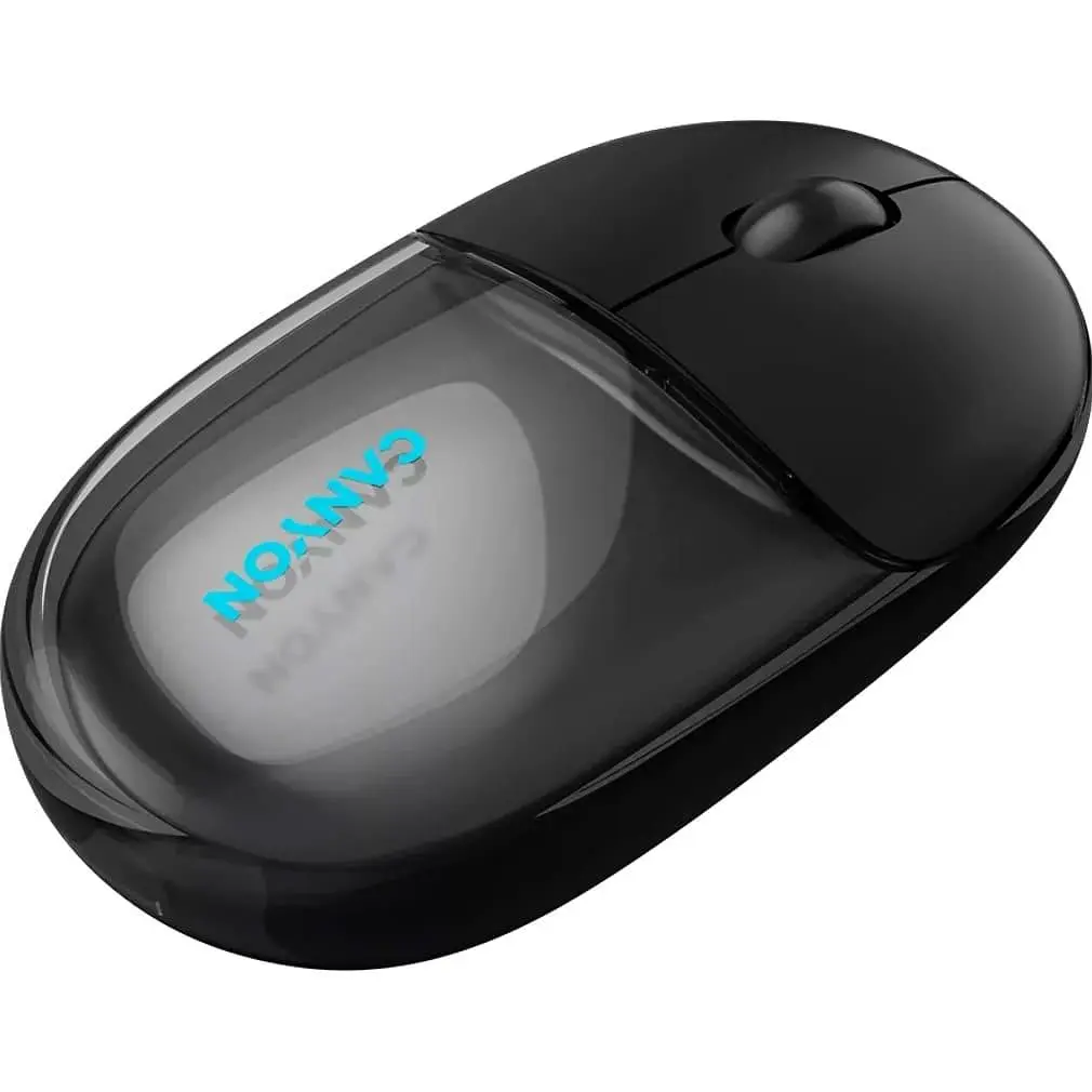 Миша Canyon OnClick 24 BT/ Wireless Transparent/Black (CNS-CMSW24B) - фото 6