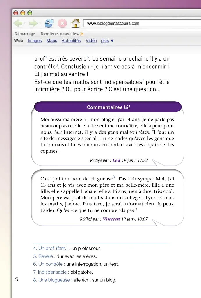 A1. Le Blog de Maїa (+ audio CD) - фото 5