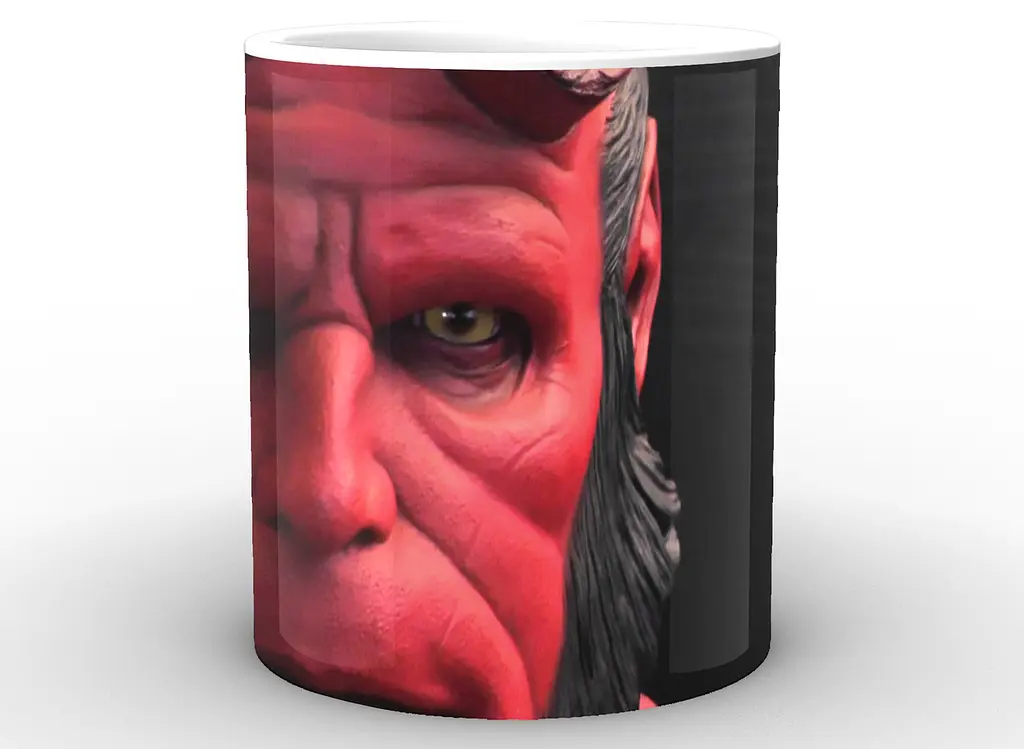 Кружка GeekLand Хеллбой Hellboy на чорному тлі HL.02.005 - фото 2