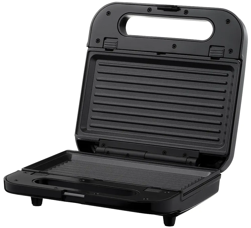 Мультимейкер Ardesto SM-H400S 700 Вт 4 пластины: сэндвич вафельная гриль орешница антипригарное покрытие индикатор готовности Black - фото 2