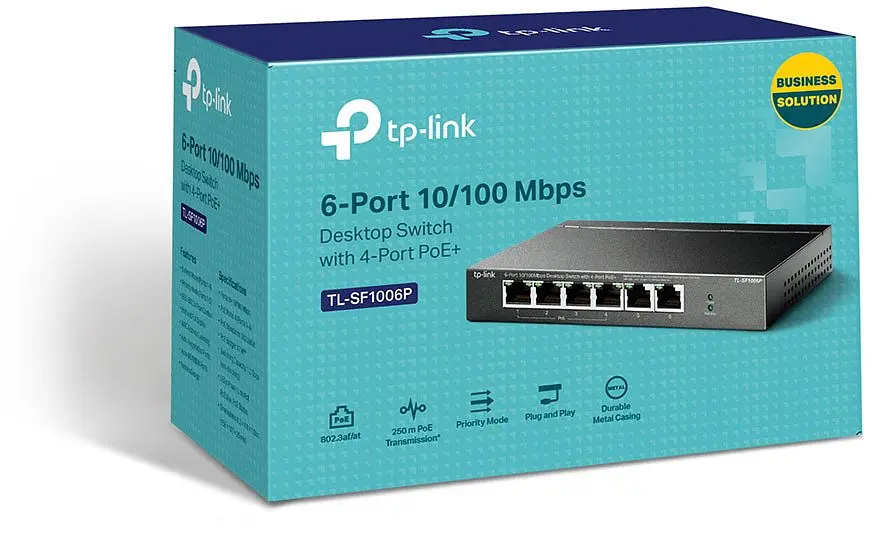 Коммутатор TL-SF1006P 6x1FE (4xPoE), 67Вт, Неуправляемый TP-Link teh0018152 - фото 4