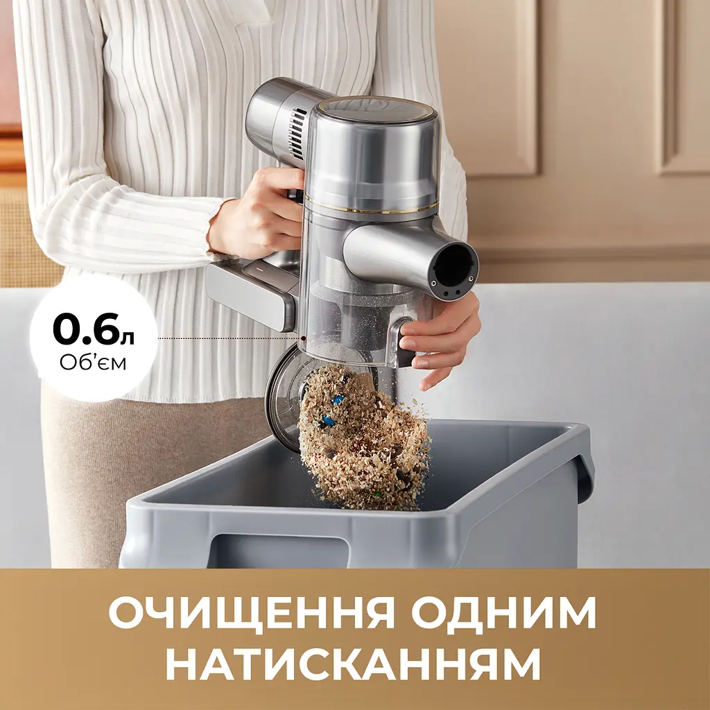 Бездротовий пилосос Dreame R20 Aqua - фото 6