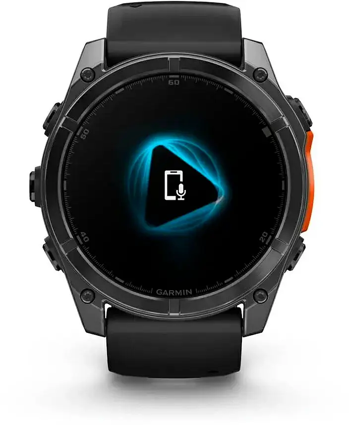 Смарт-годинник Garmin Fenix 8 51mm AMOLED Slate Gray with Black Silicone Band (010-02905-00) - фото 4