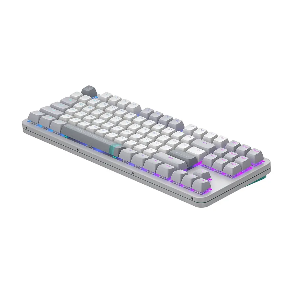 Клавіатура Dark Project ALU87 Daylight ABS RGB Mech G3MS Zircon White/Grey (DPKB_DAYLIGHT_87_ANSI_UA) - фото 6