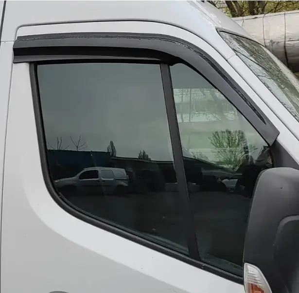 Дефлектори вікон ветровики Renault Master / Movano 2010- По Двері Скотч 3M SunPlex (SP-40) - фото 4