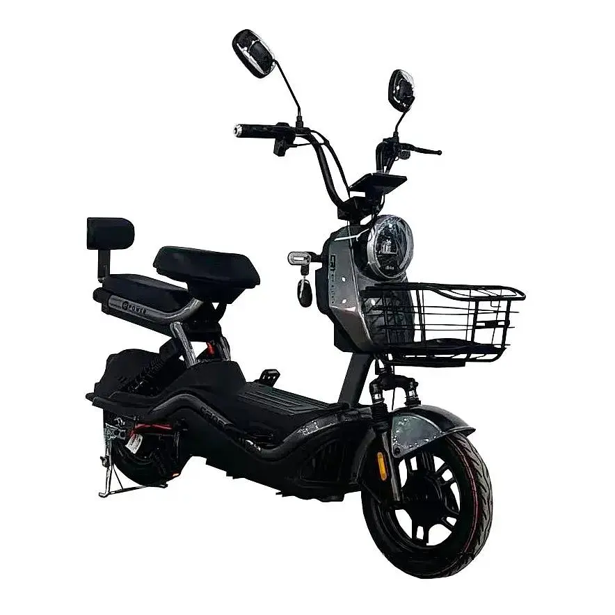 Электроскутер Двухместный Crosser CR1 (800W, 60V, 24ah графеновый АБК) Серый - фото 2