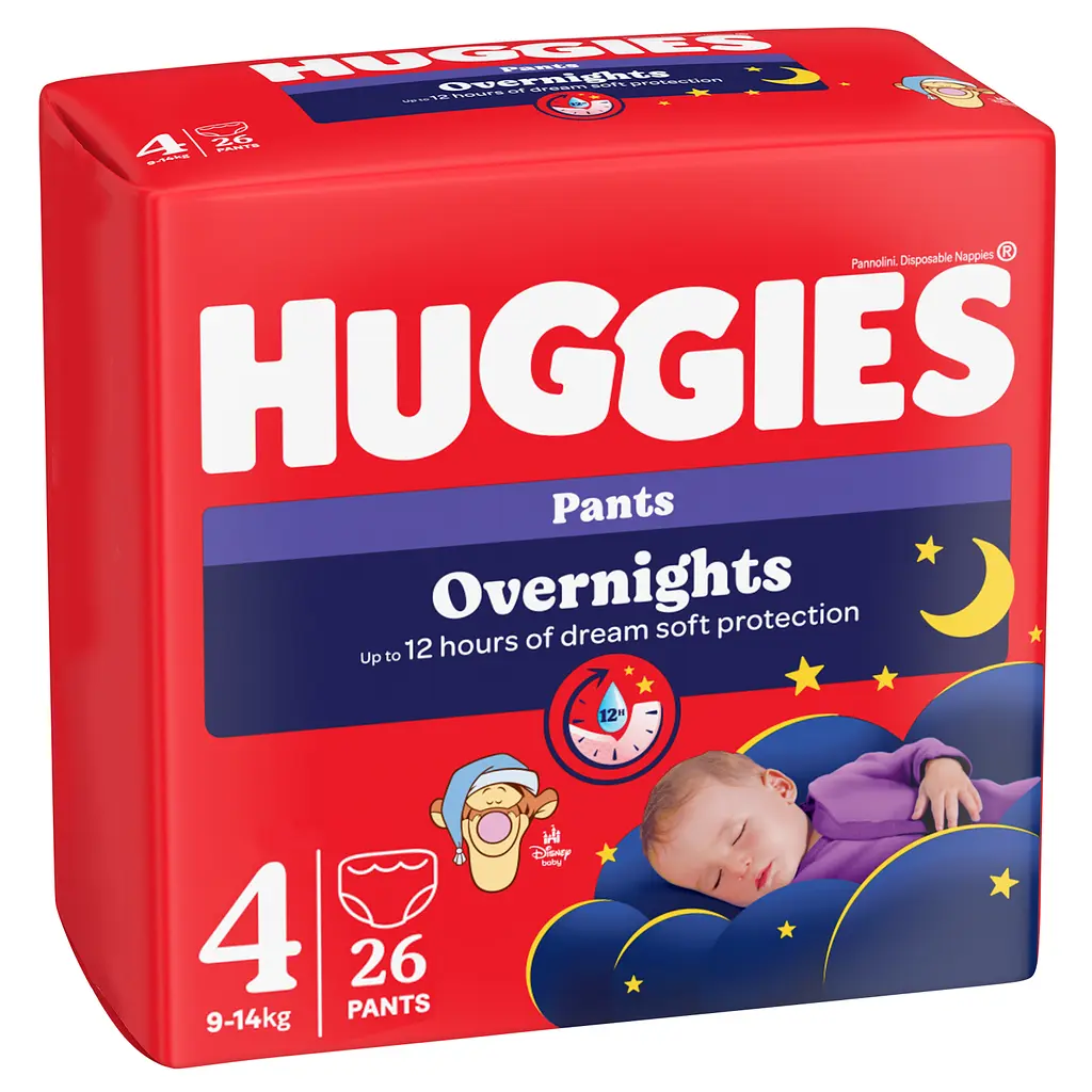 Підгузки-трусики Huggies Overnight 4 (9-14 кг) 26 шт. - фото 2