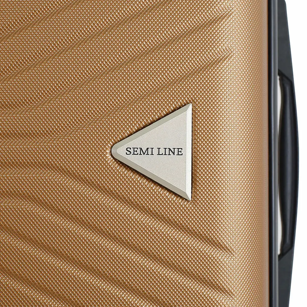 Валіза середня Semi Line 24 дюйми (M) дюйми (M) ABS-Plastic Brown (T5693-2) - фото 9
